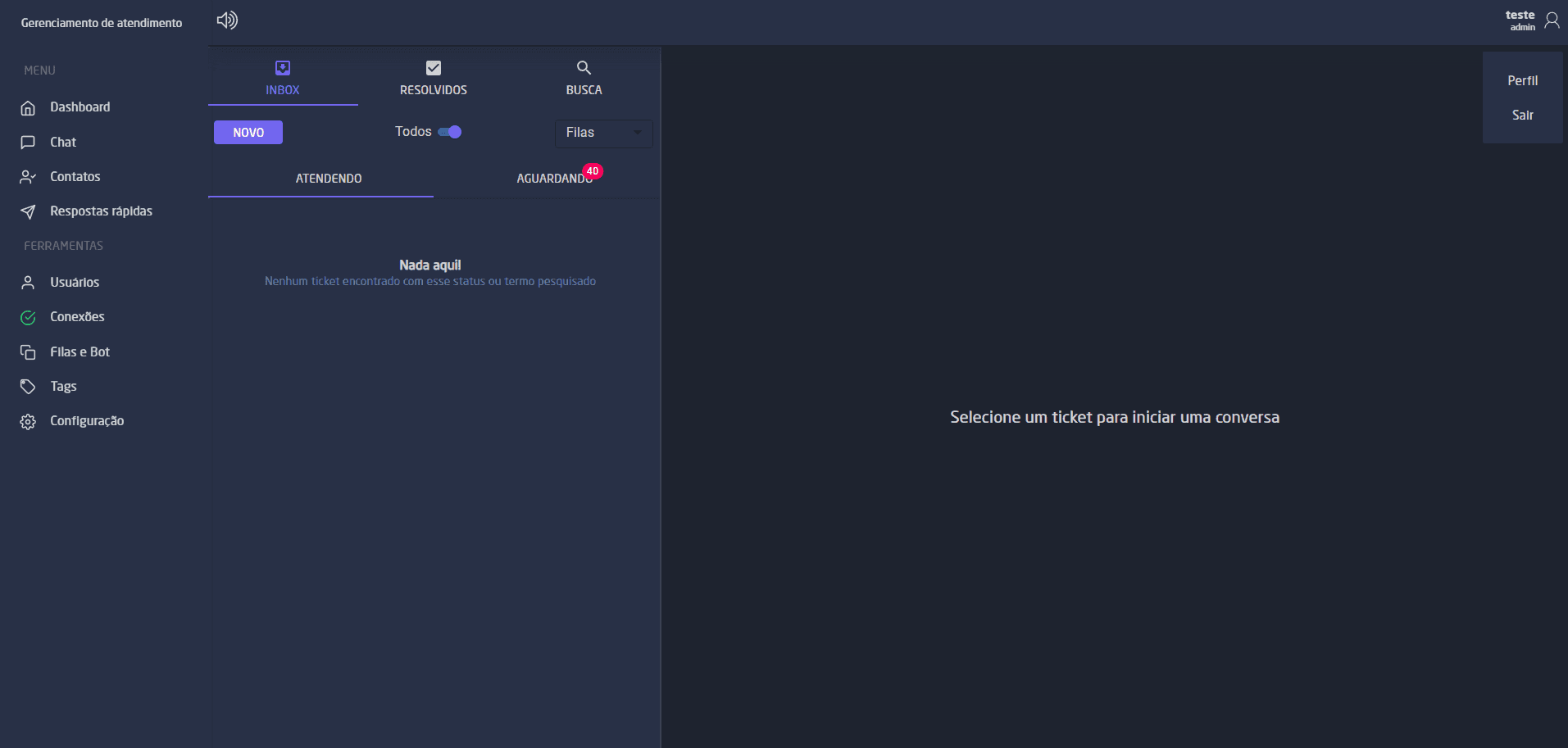 Whaticket - Bot e Baileys - [Open source] 