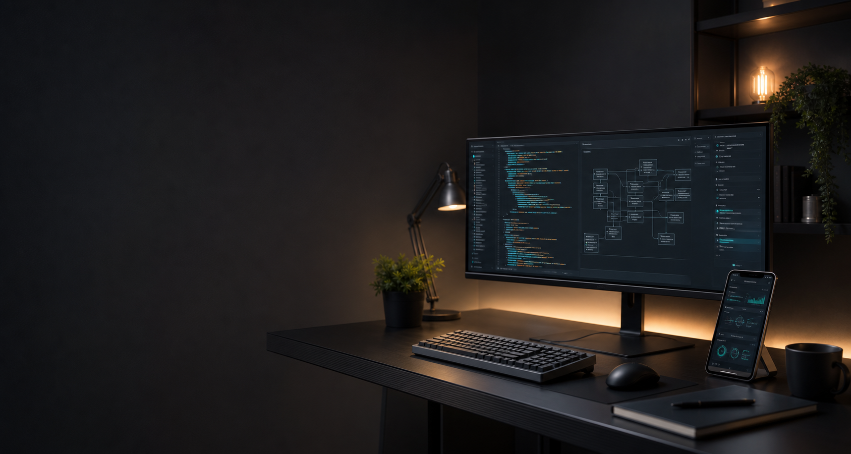 Ambiente de trabalho de desenvolvimento fullstack
